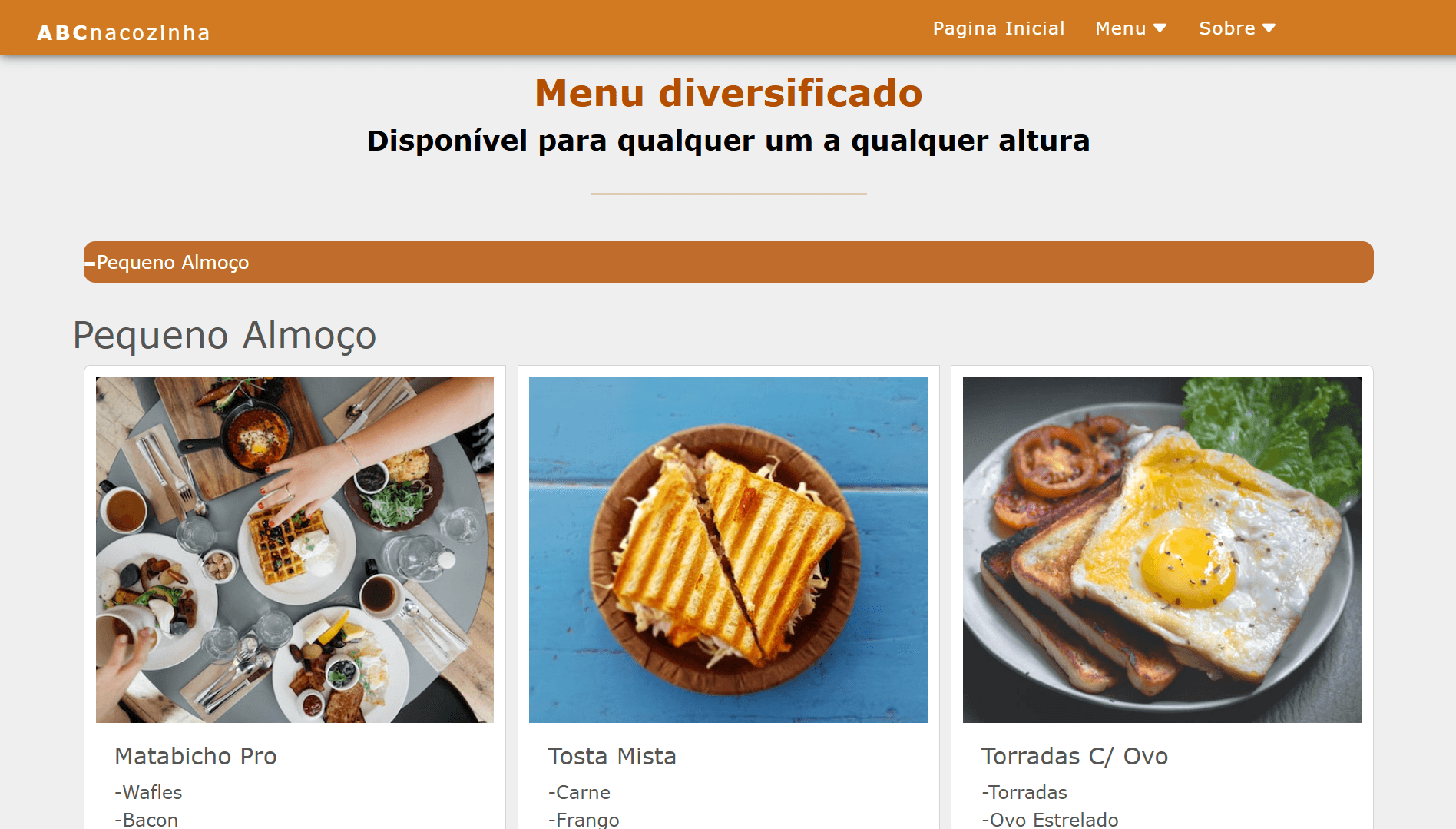 Capa do projeto abc na Cozinha